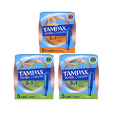 Tampax Pearl Compak tampon bundle Super and Super Plus (British brand)
