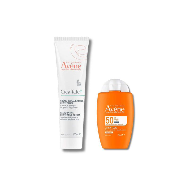 Avene Hydrance moisturiser and SPF50 bundle, UK version