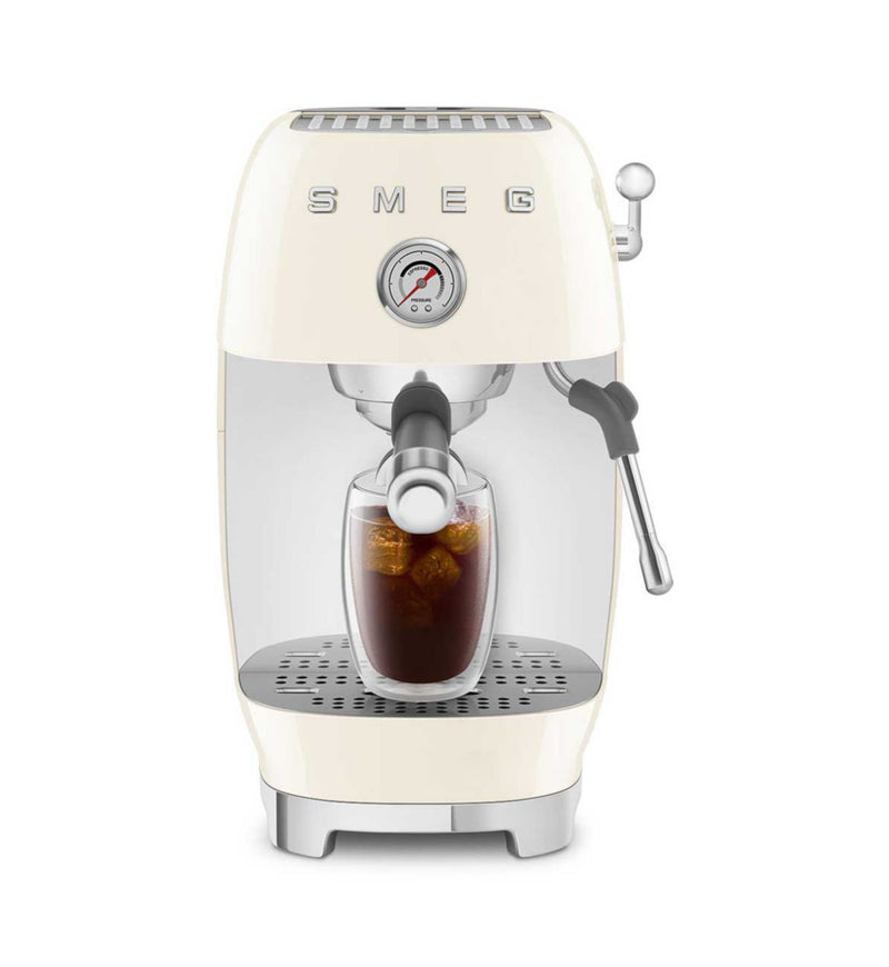 Smeg cream espresso and cold brew coffee machine, UK version