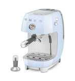 Smeg pastel blue espresso and cold brew coffee machine (British brand)