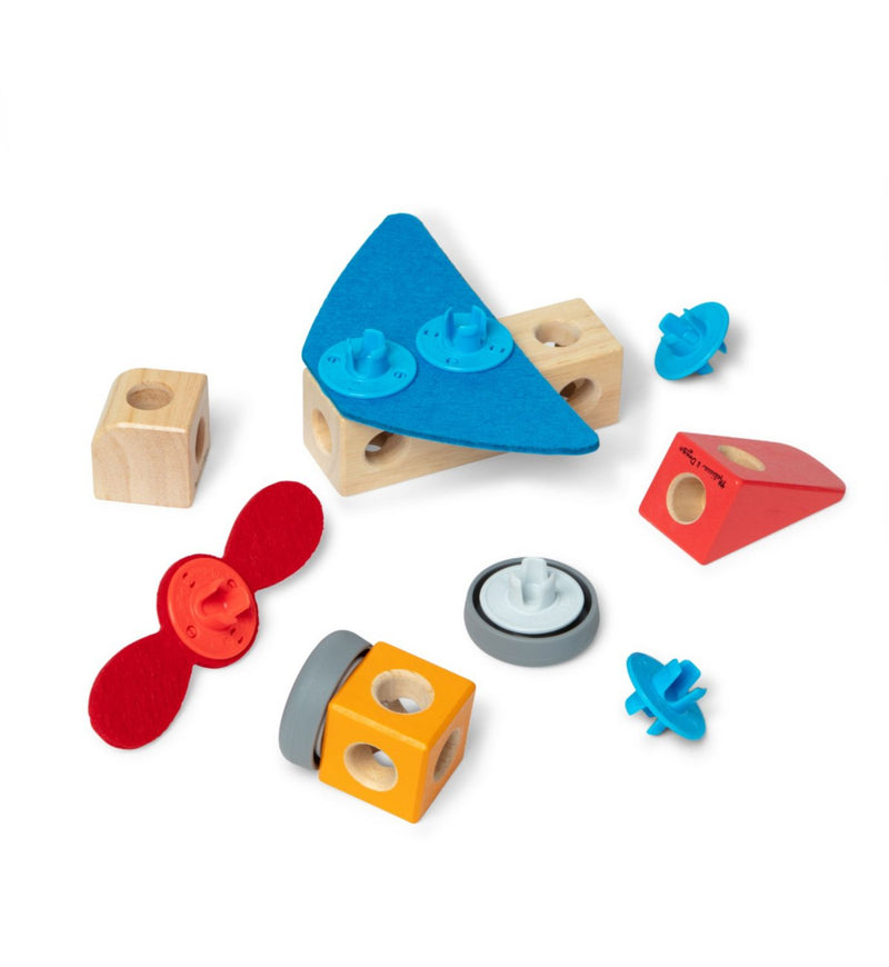 Melissa & Doug Blockables Town Set 73-piece, imported from the UK