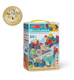 Melissa & Doug Blockables Town Set 73-piece, imported from the UK
