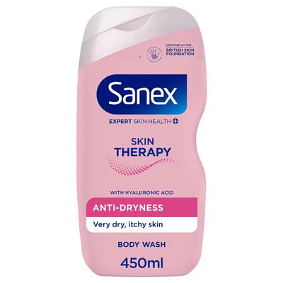 Superdrug Sanex Skin Therapy Anti-Dryness Shower Gel 450ml- Buy online at McGrocer