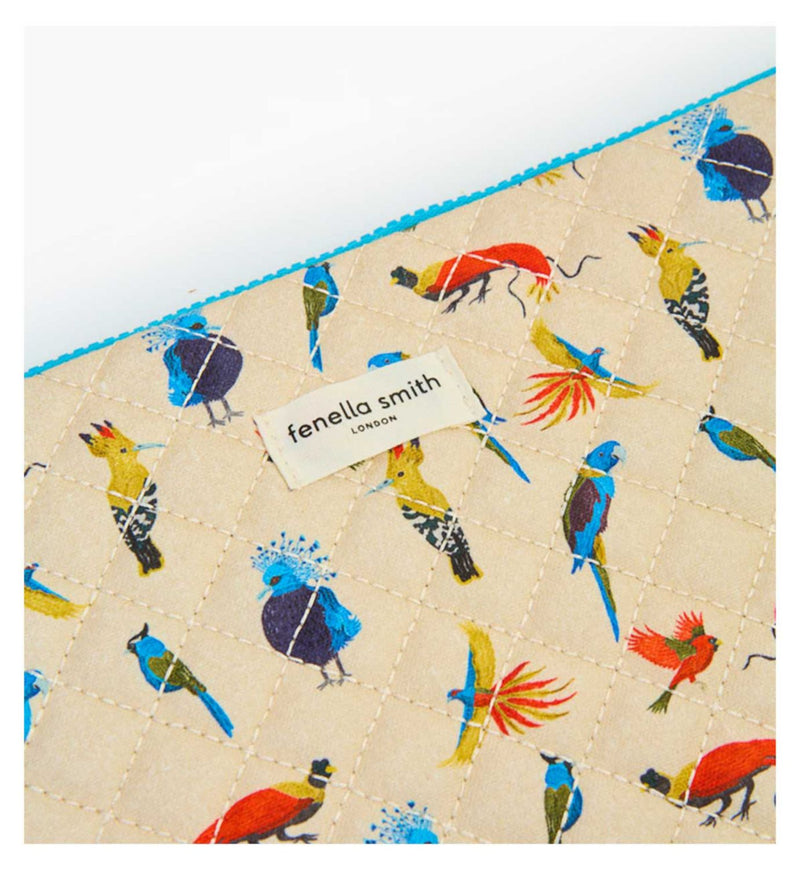 Fenella Smith Bird Chatter laptop snug 13 inch (British brand)