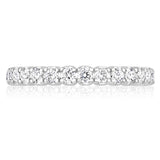 Costco 1ct diamond eternity ring 18ct white gold size M, imported from the UK