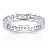 Costco princess cut diamond eternity ring 2ctw, imported from the UK