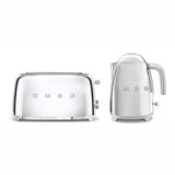 Smeg toaster kettle bundle in silver (British brand)