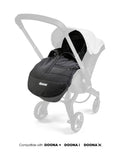 Doona Black Footmuff Cover winter baby accessory, UK version