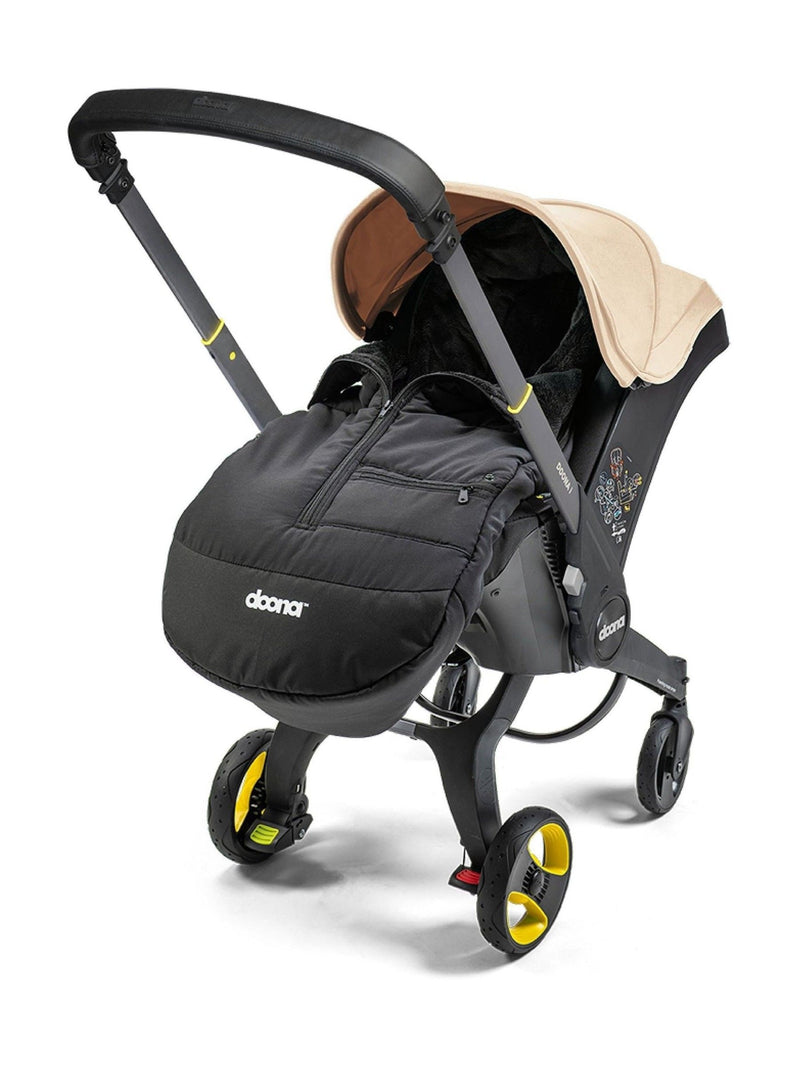 Doona Black Footmuff Cover winter baby accessory, UK version