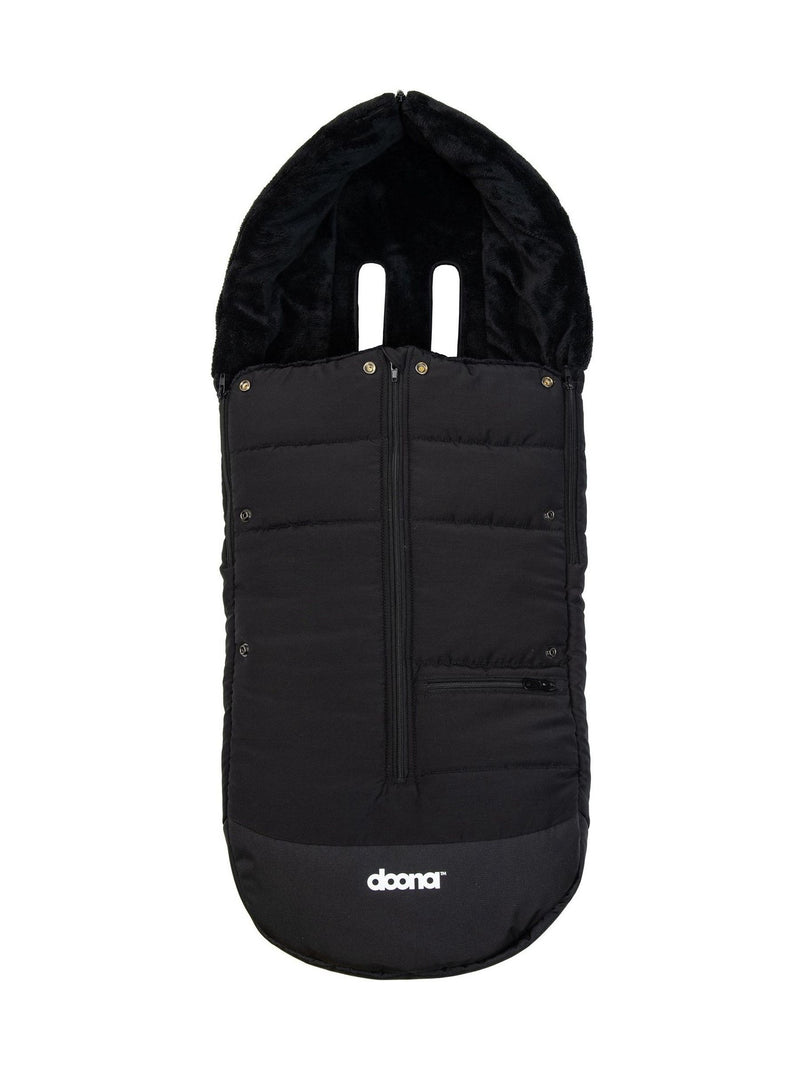 Doona Black Footmuff Cover winter baby accessory, UK version