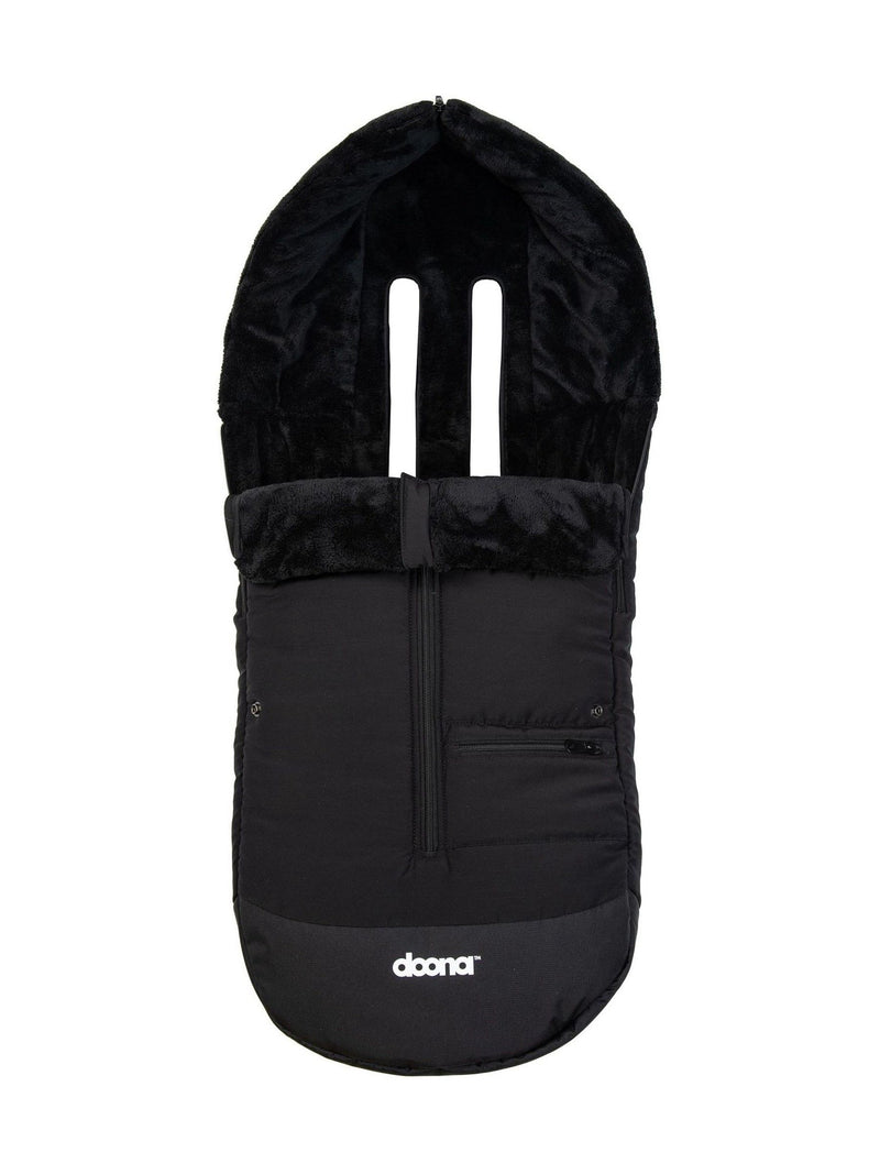 Doona Black Footmuff Cover winter baby accessory, UK version