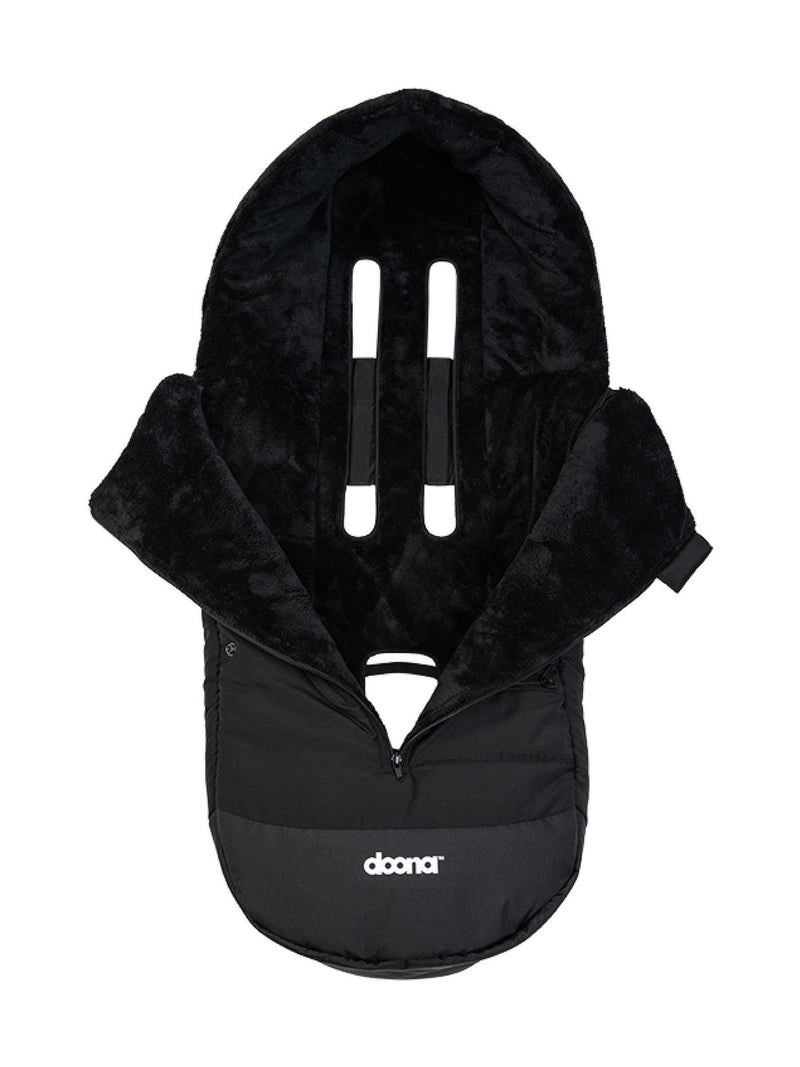 Doona Black Footmuff Cover winter baby accessory, UK version