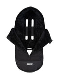 Doona Black Footmuff Cover winter baby accessory, UK version