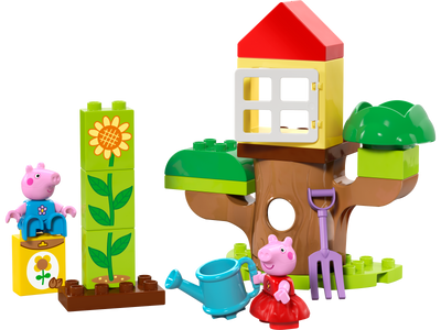 Lego LEGO DUPLO Peppa Pig Garden and Tree House Building Set Ages 2+ 20 Pieces- Buy online at McGrocer