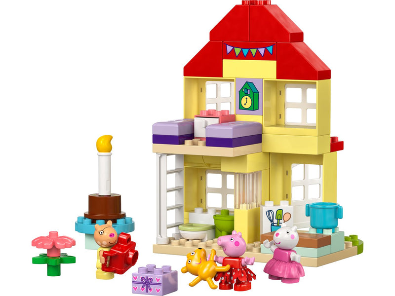 Duplo Peppa Pig Birthday House 59 Pieces, imported from the UK