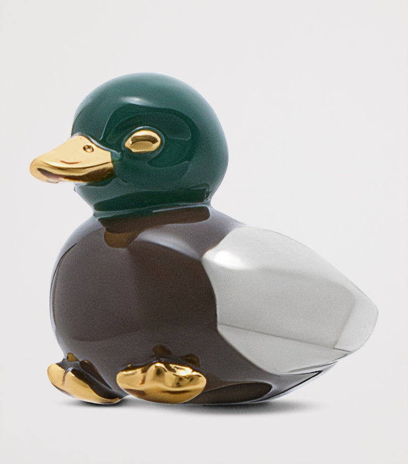 LOEWE duck dice charm brass 2cm, UK version