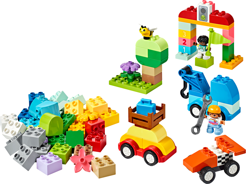 LEGO DUPLO Cars and Trucks Brick Box 80 Pieces - British product