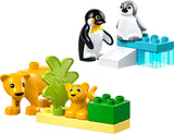 LEGO DUPLO Wild Animal Families Penguins Lions (British brand)
