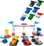LEGO DUPLO F1 Racing Cars Drivers 70 Pieces - British product