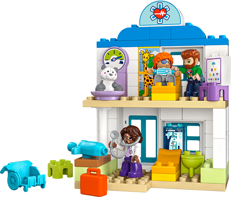 DUPLO doctor building set visit case 65 pieces - British product