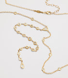 Jacquie Aiche yellow gold diamond Y necklace - British product
