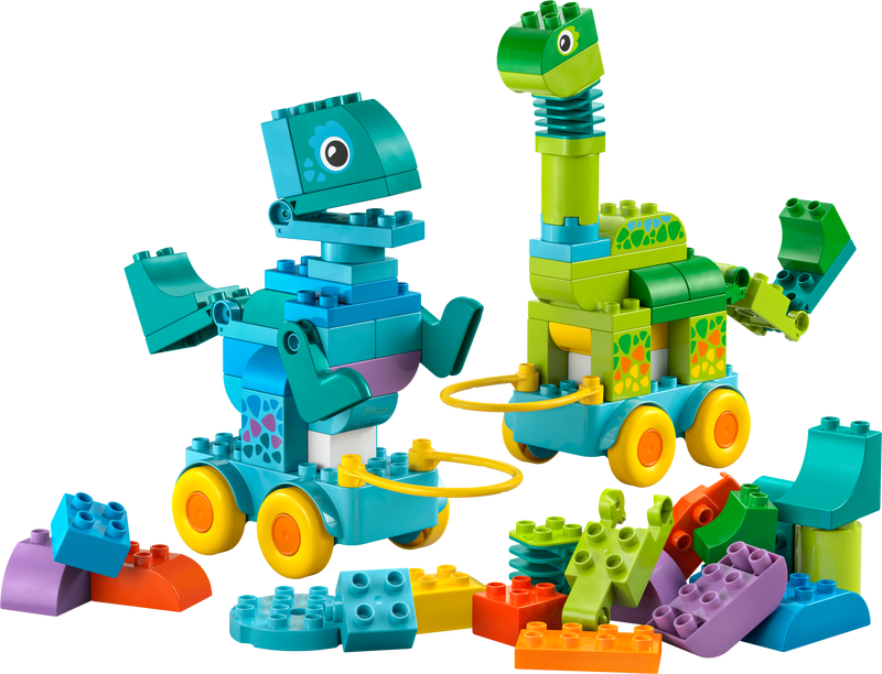LEGO DUPLO Dinosaurs on Wheels 108 Pieces - British product