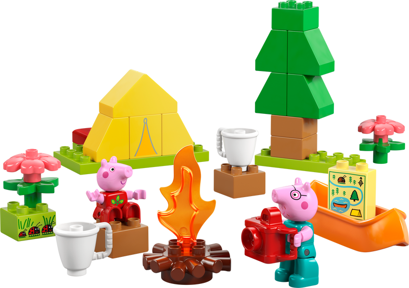 LEGO DUPLO Peppa Pig Camping Trip 32 Pieces - British product