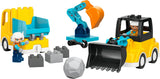 LEGO DUPLO 3-in-1 construction vehicles set 22 pieces, imported from the UK