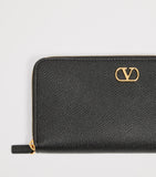 Valentino Garavani VLogo Signature zip-around wallet calf leather - British product