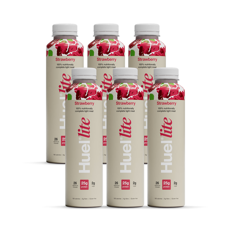 Huel Lite Strawberry nutritionally complete meal 6x500ml - British product