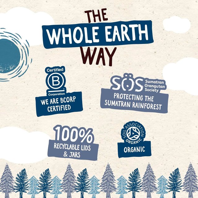 Whole Earth Organic Smooth Peanut Butter 340g GOODS M&S