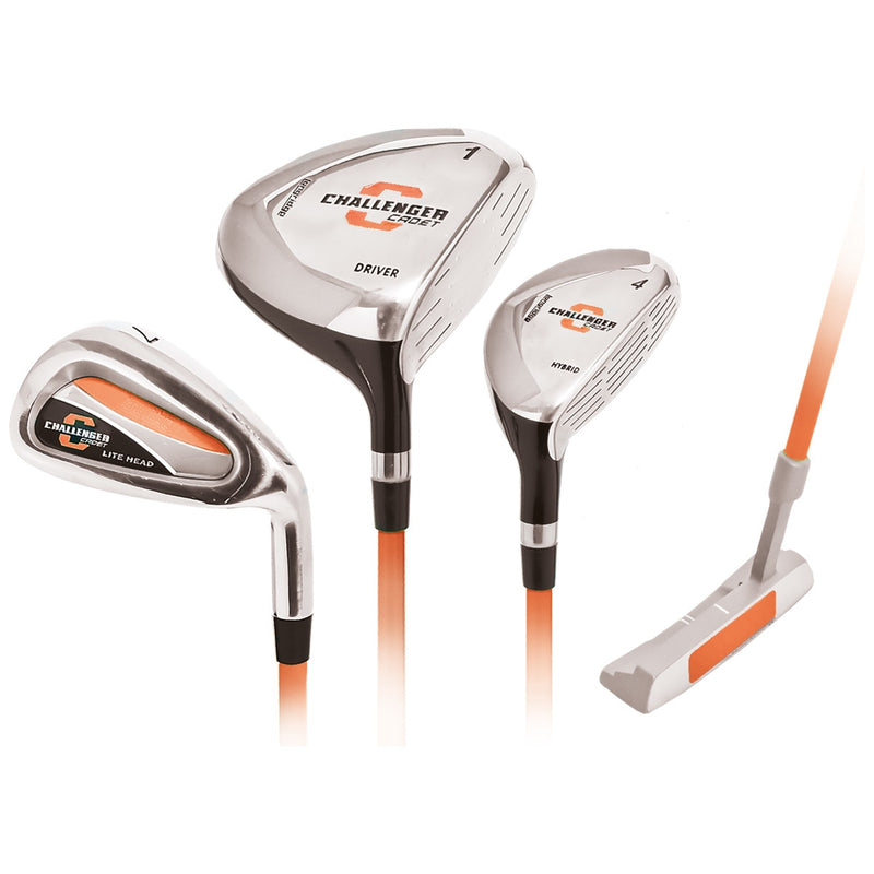 Longridge junior golf set orange clubs and stand bag, imported from the UK