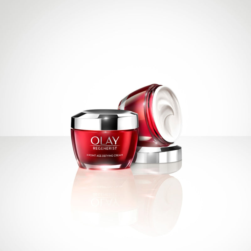 Olay Regenerist 3 Point Day Cream 2 x 50ml, imported from the UK