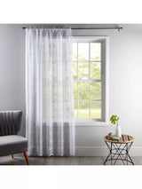 John Lewis Deyron Amberley Voile Fabric White 300cm x 20m- Buy online at McGrocer