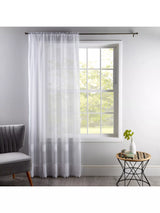 John Lewis Deyron Penrose Voile Fabric White- Buy online at McGrocer