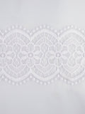 Deyron Penrose voile fabric white 20m (British brand)