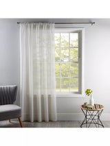 John Lewis Deyron Oxford Voile Fabric Natural- Buy online at McGrocer