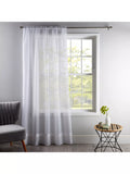 Deyron Morven voile fabric white - British product