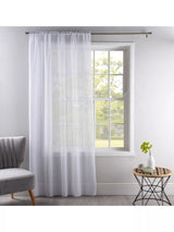 John Lewis Deyron Kedleston Voile Fabric, White- Buy online at McGrocer