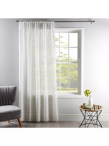 John Lewis Deyron Chatsworth Voile Fabric, Cream, 20m x 300cm- Buy online at McGrocer