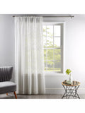 Deyron voile fabric cream colour 300cm width, UK version