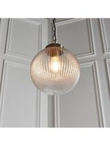 Next Gallery Home Brass Rejjie Clear Glass Pendant Ceiling Light- Buy online at McGrocer