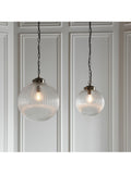Gallery Home brass Rejjie pendant ceiling light 25cm (British brand)