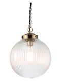 Gallery Home brass Rejjie pendant ceiling light 25cm (British brand)