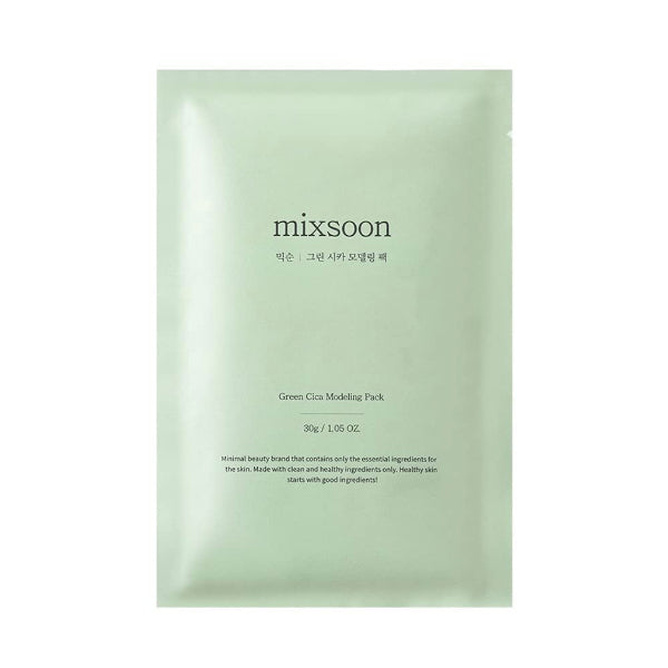 Mixsoon Green Cica Modeling Pack Single, imported from the UK