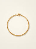 Cartier small 18ct yellow-gold bracelet 6.4mm chain width, UK version