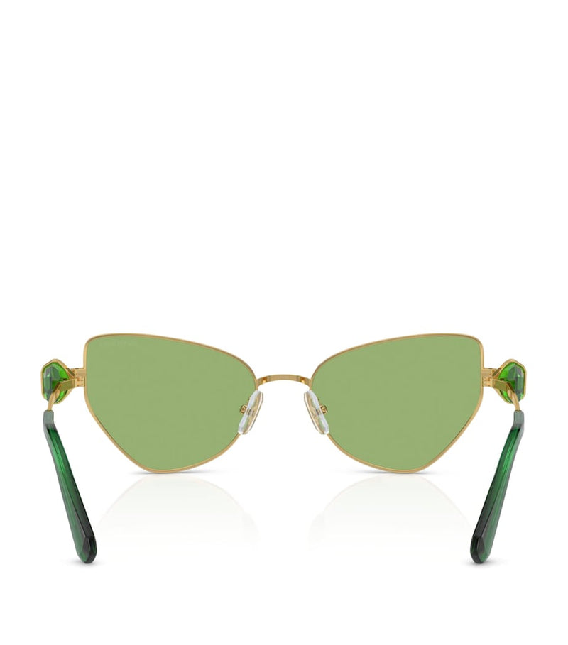 Swarovski cat-eye sunglasses crystal embellished - British product