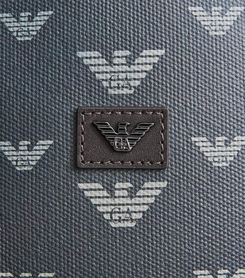 Emporio Armani Eagle backpack coated canvas - British product
