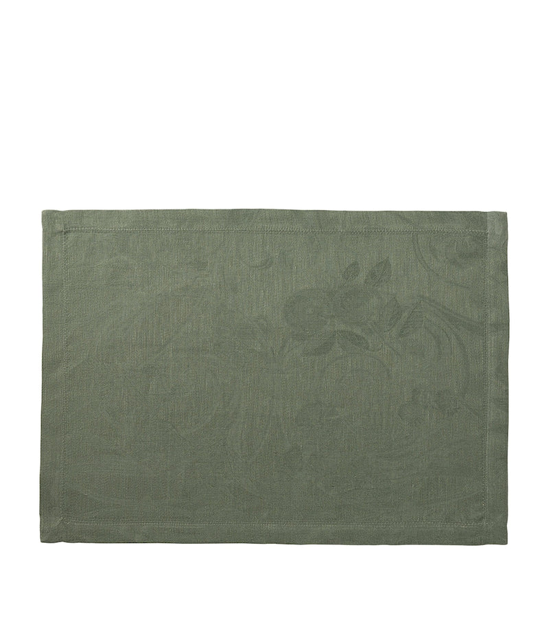 Le Jacquard Français linen Tivoli placemat 50cm x 38cm, UK version