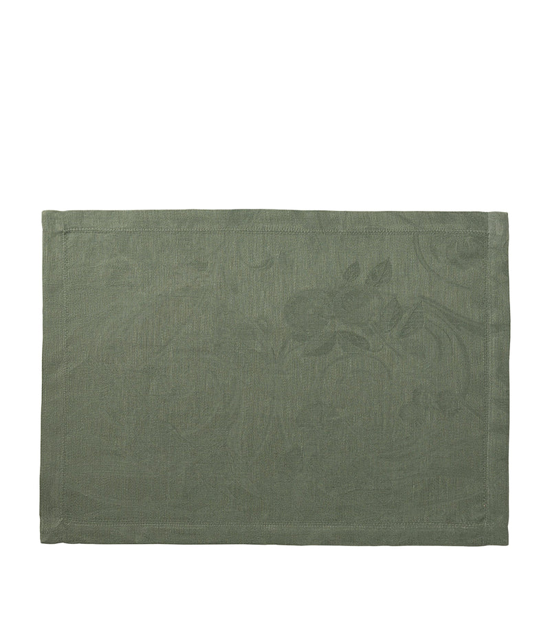 Le Jacquard Français linen Tivoli placemat 50cm x 38cm, UK version